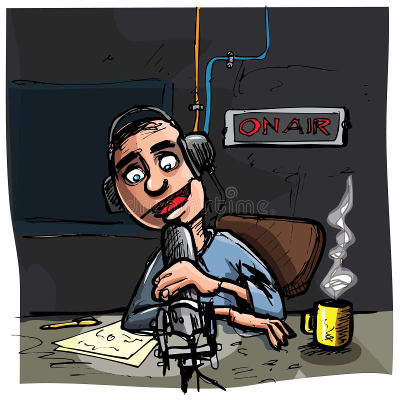 Cartoon Talk radio presenter