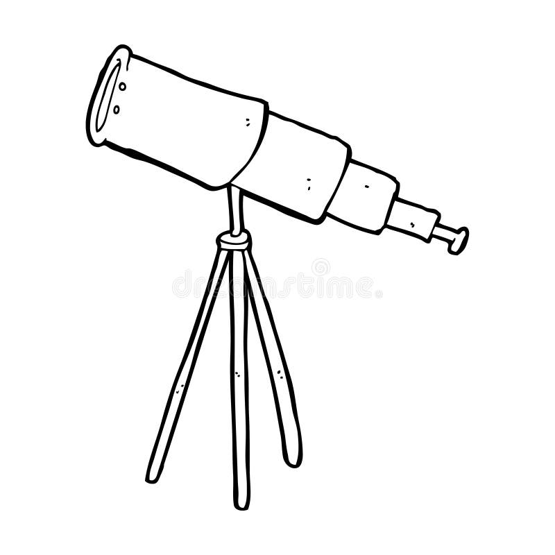 cartoon telescope