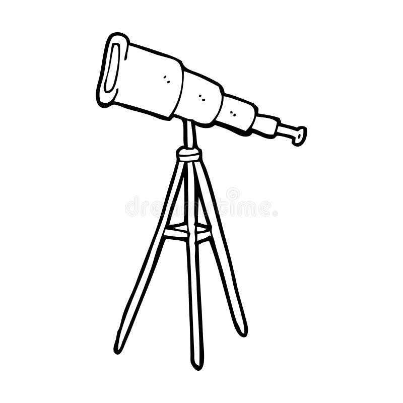 cartoon telescope