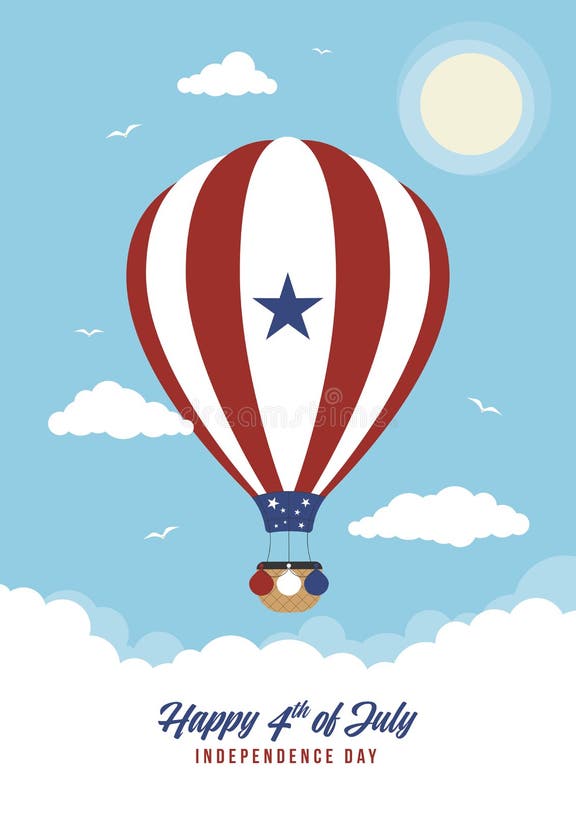 4th of july hot air balloons