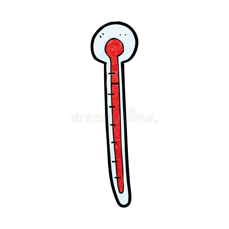 cartoon thermometer