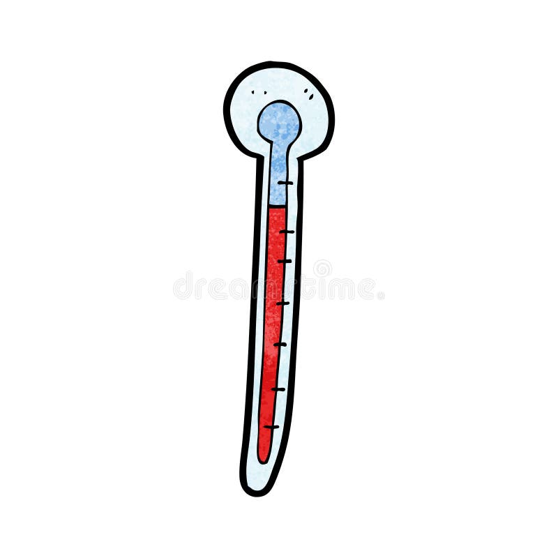 cartoon thermometer