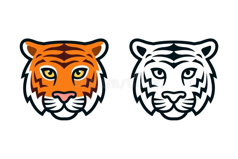pix Tiger Cartoon Clipart Black And White dreamstime com