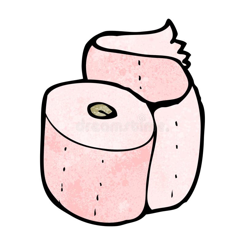 cartoon toilet paper