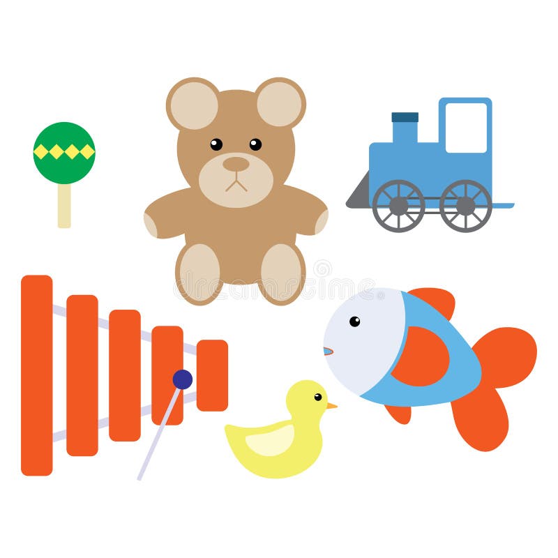 Cartoon toys stock vector. Illustration of train, duck - 89148562 Cartoon toys stock vector. Illustration of train, duck - 89148562