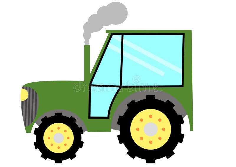 Cartoon Tractor for Children Stock Illustration - Illustration of green, farmland: 218713372 Cartoon Tractor for Children Stock Illustration - Illustration of green, farmland: 218713372