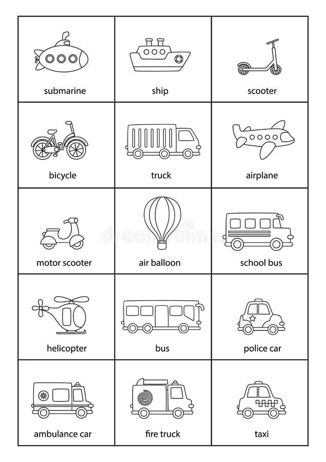 ENGLISH FOR KIDS: MEANS OF TRANSPORTATION