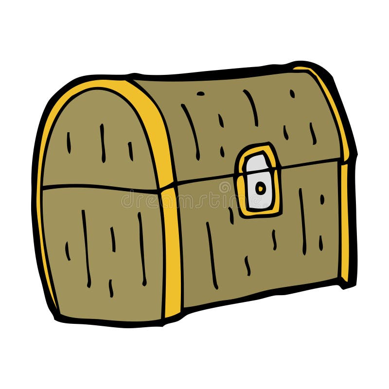 cartoon treasure chest