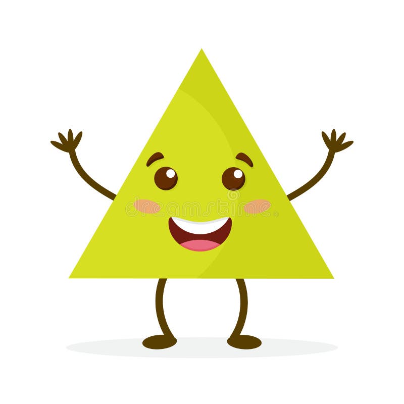Cartoon Triangle with Legs and Arms. Cute Geometric Figures Learning. Nice Visual Educational Material Stock Vector - Illustration of children, cartoon: 214054884 Cartoon Triangle with Legs and Arms. Cute Geometric Figures Learning. Nice Visual Educational Material Stock Vector - Illustration of children, cartoon: 214054884