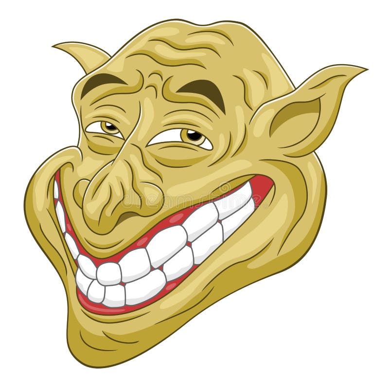 Mouth Closed Troll Face PNG