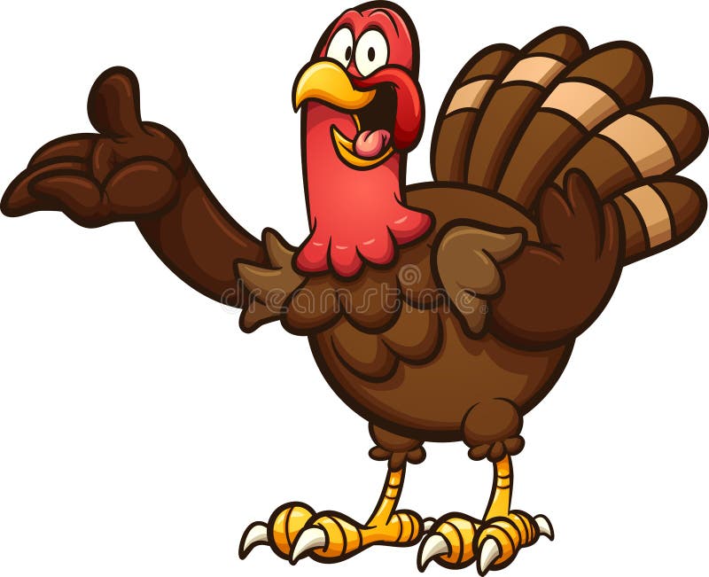 Happy Cartoon Turkey Showing Off Something Stock Vector - Illustration of simple, gradient: 163192542 Happy Cartoon Turkey Showing Off Something Stock Vector - Illustration of simple, gradient: 163192542