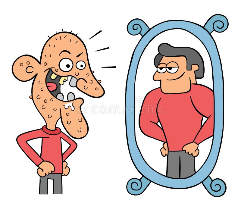 Ugly Mirror Cartoon Stock Illustrations – 71 Ugly Mirror Cartoon Stock  Illustrations, Vectors & Clipart - Dreamstime