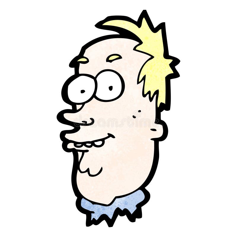 Cartoon ugly man stock vector. Illustration of drawn 38088929