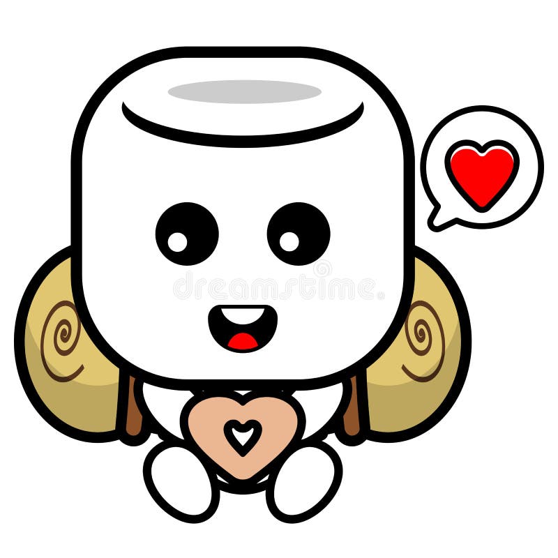 Marshmallow Love Camping Mascot Cartoon Stock Vector - Illustration of activity, relaxation: 223974821 Marshmallow Love Camping Mascot Cartoon Stock Vector - Illustration of activity, relaxation: 223974821