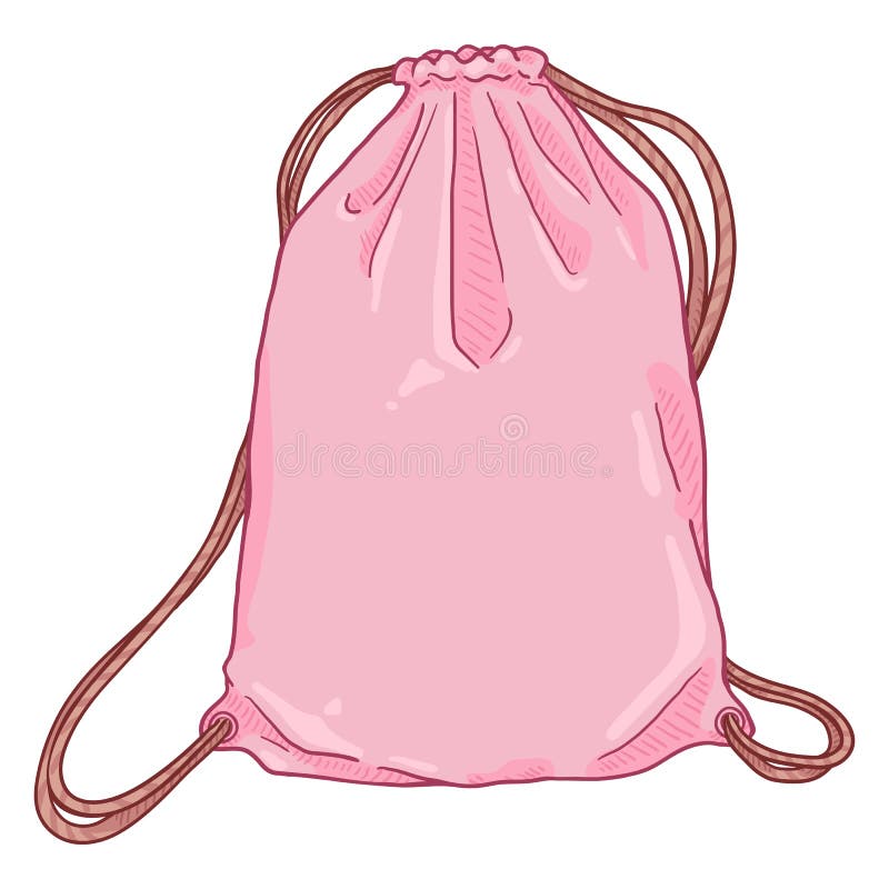 Cartoon Vetor - Cartoon Cor-de-rosa - Bag Têxtil
