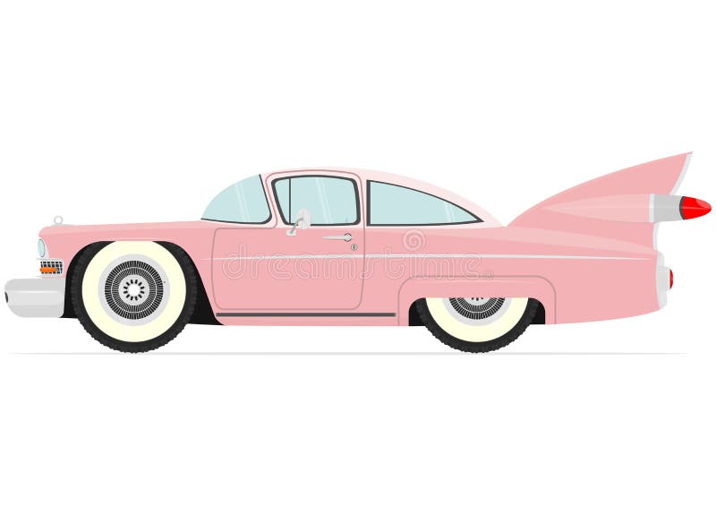 Cartoon vintage car stock vector. Illustration of isolated - 64888014