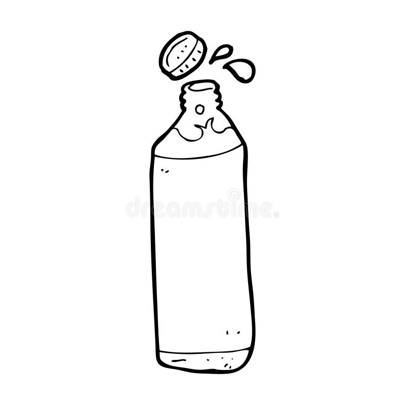 cartoon water bottle