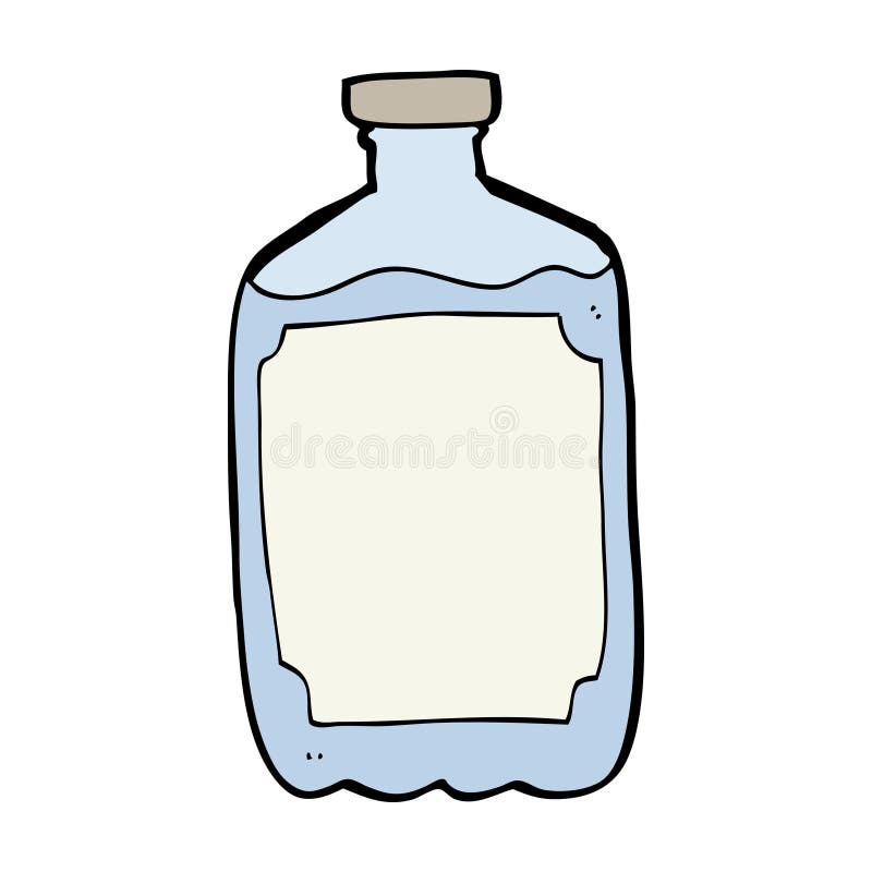 cartoon water bottle