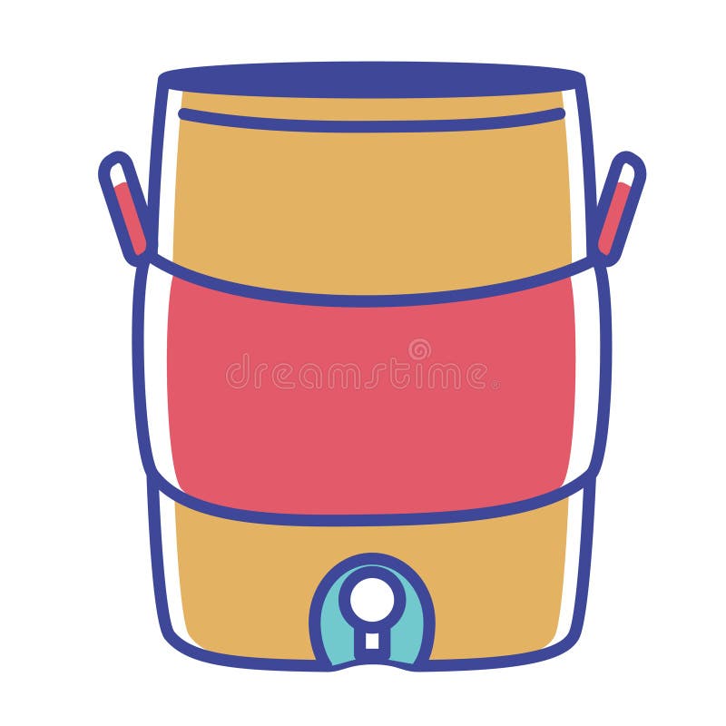 Water Dispenser Filled And Outline Vector Icon Sign Symbol Stock Vector