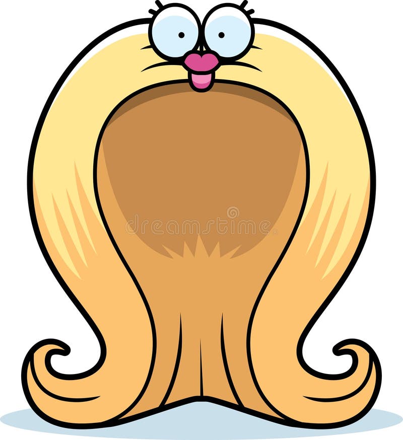 Cartoon Wig stock vector. Illustration of hairstyle, hair - 41819823