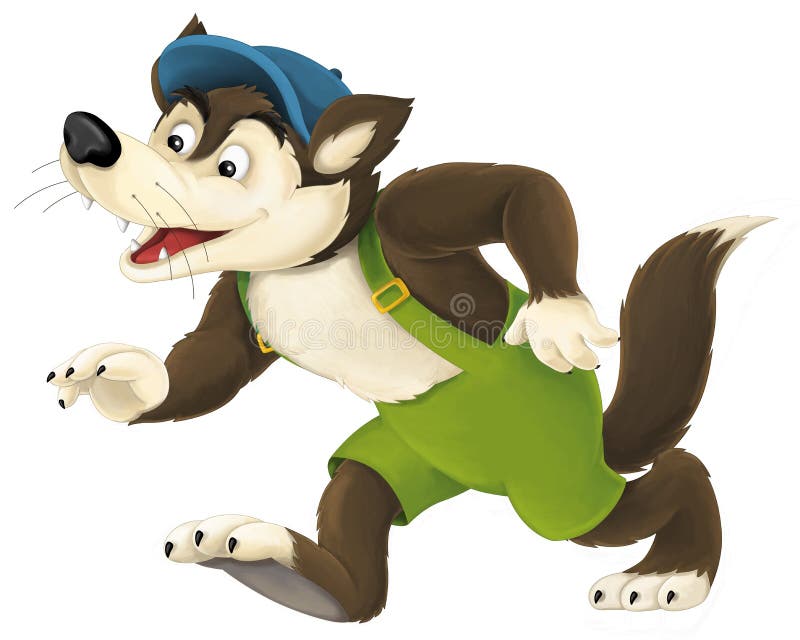The cartoon wolf stock illustration. Illustration of animal - 57634276 The cartoon wolf stock illustration. Illustration of animal - 57634276