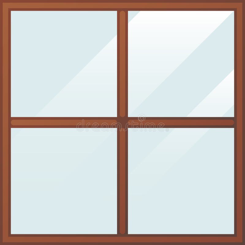 Cartoon Wooden Window stock vector. Illustration of frame - 74254206 Cartoon Wooden Window stock vector. Illustration of frame - 74254206