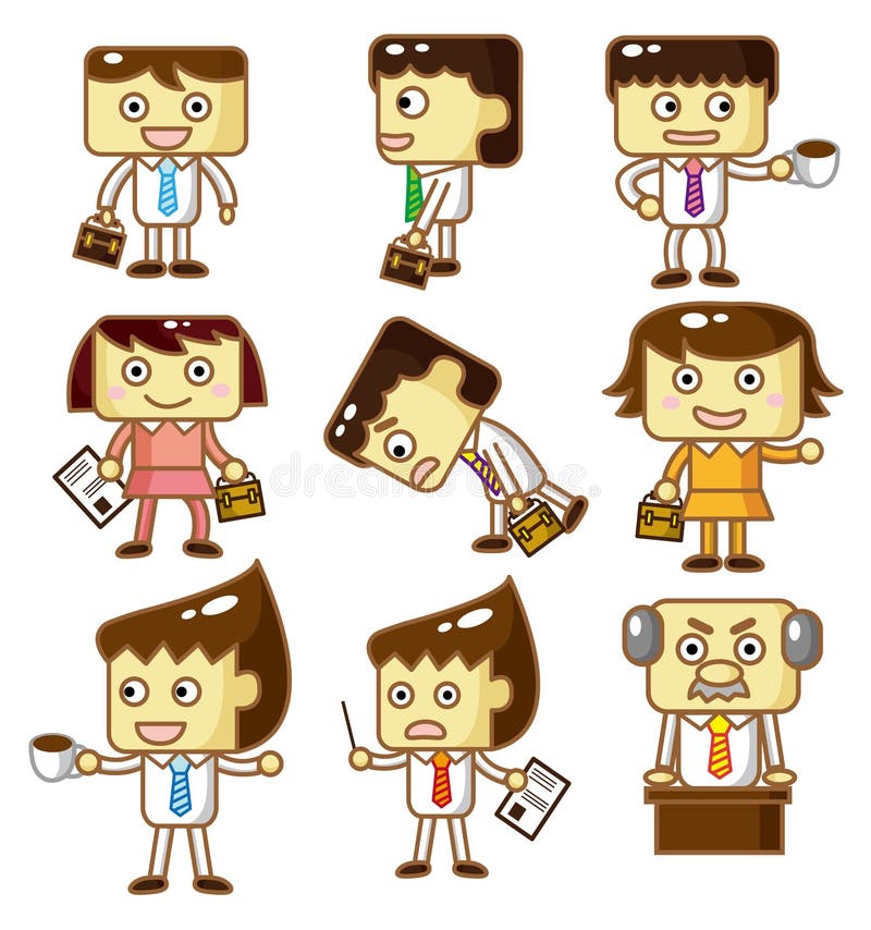 Cartoon Workers Royalty Free Stock Photo - Image: 17261825