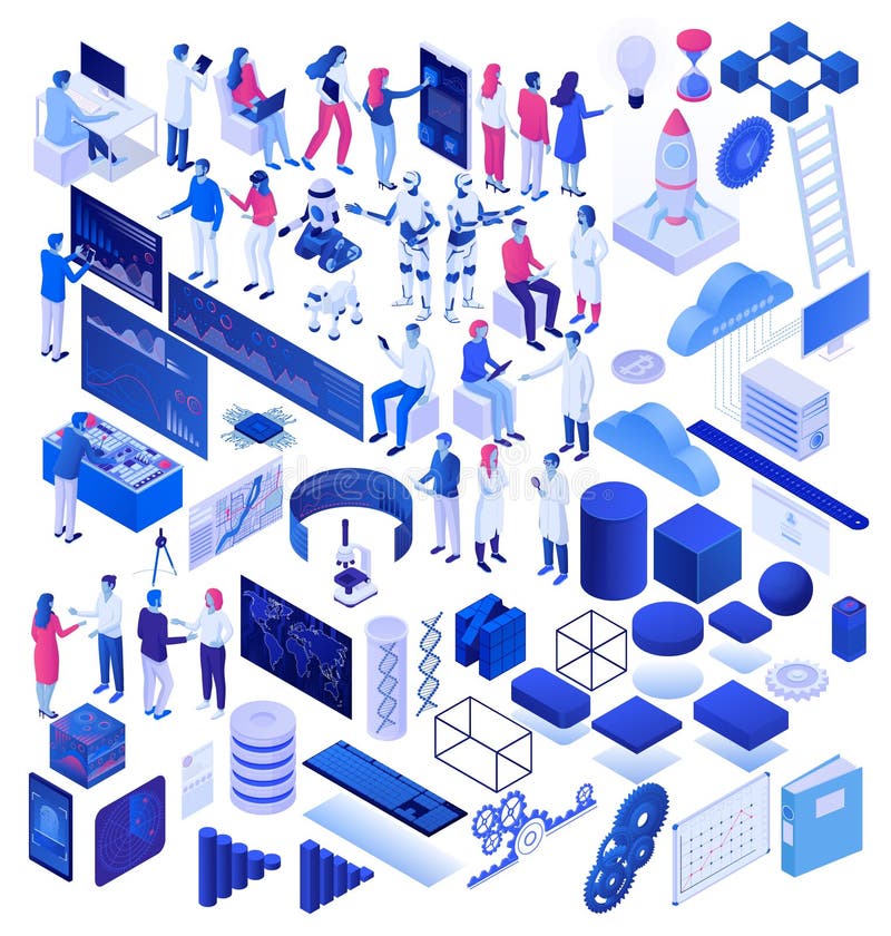 Cartoon Working Science and Hi Tech People Isometric Vector Graphic Illustration Stock Vector - Illustration of background, people: 179885906 Cartoon Working Science and Hi Tech People Isometric Vector Graphic Illustration Stock Vector - Illustration of background, people: 179885906