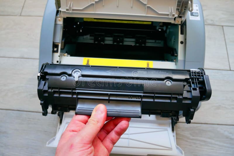 A Cartridge for a Laser Printer. Additional Cartridge for Black and