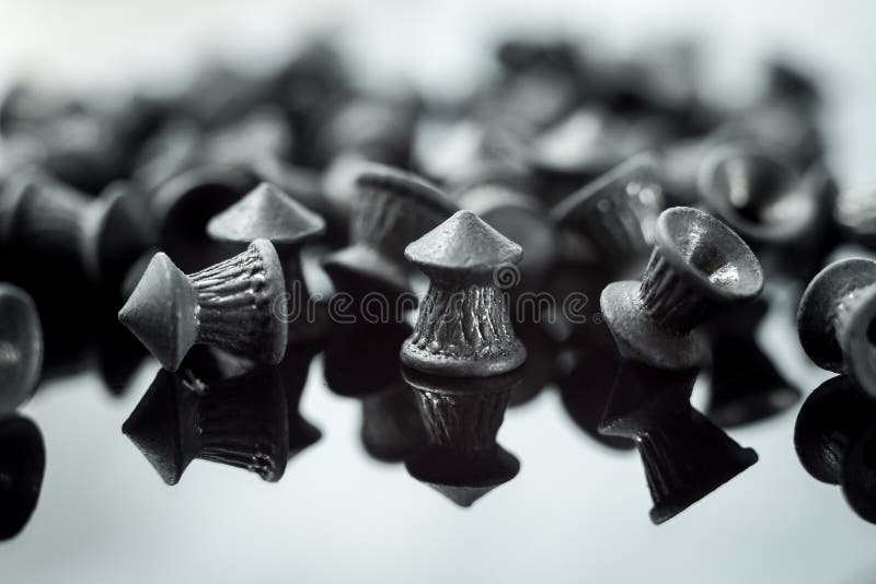 Cartridges for airguns stock image. Image of heap, sports 65371267