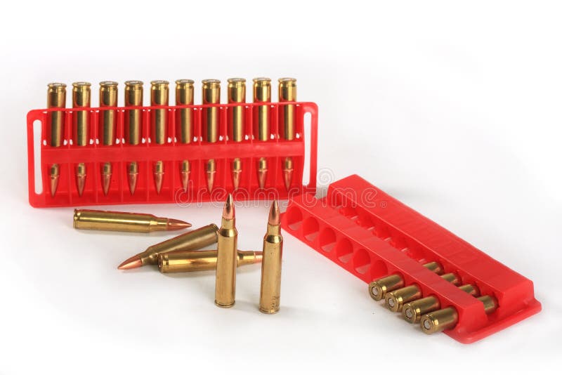 Cartridges Of Calibre 223 Rem Stock Photography Image 12174202