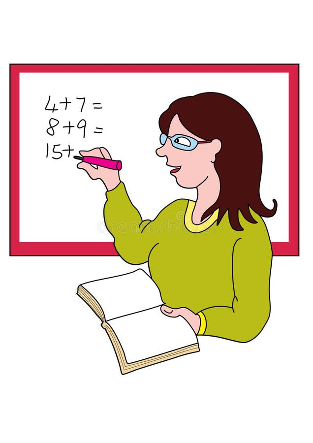 Cartoon teacher stock vector. Illustration of maths, school - 53266458 Cartoon teacher stock vector. Illustration of maths, school - 53266458