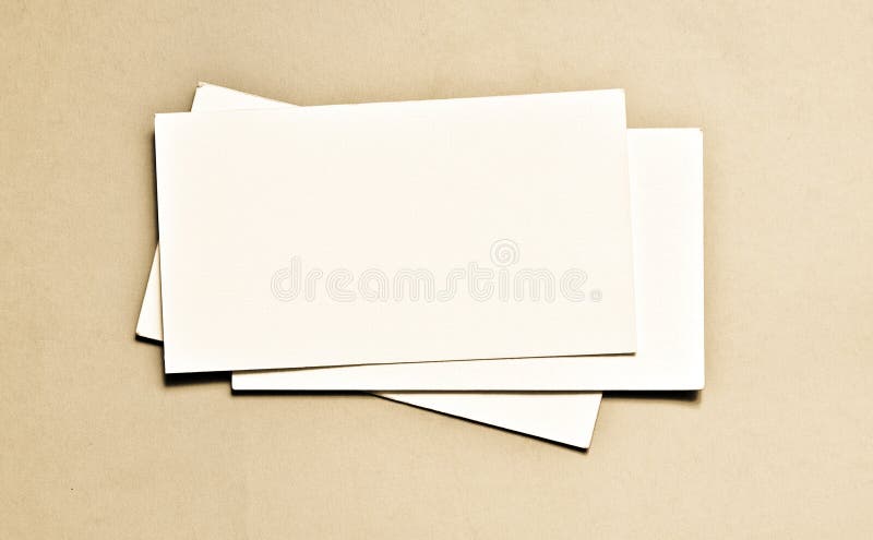 Cartão de visita fotografia de stock