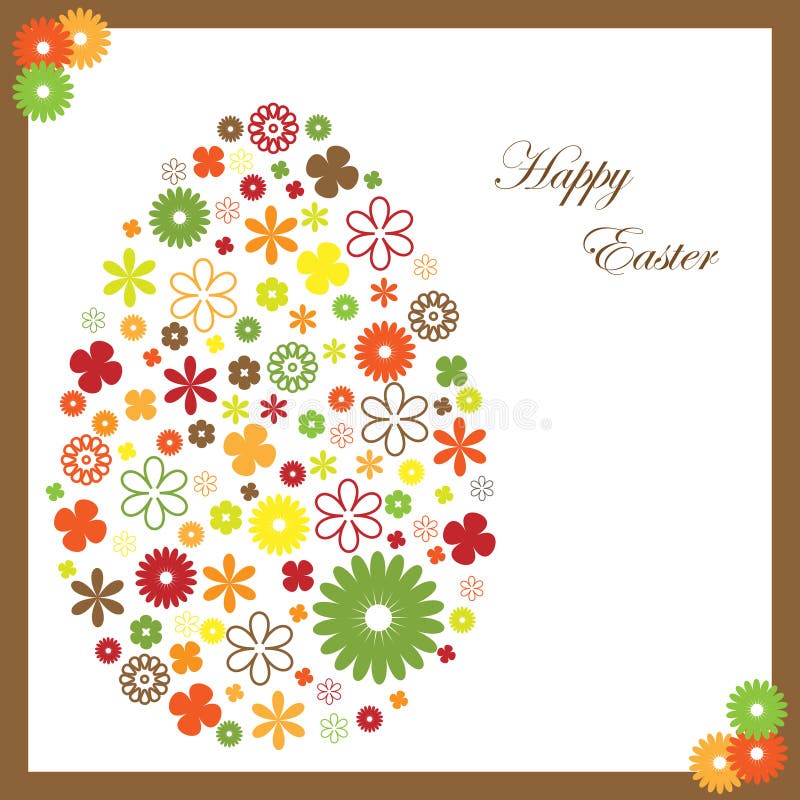 Cartão de Easter ilustração royalty free