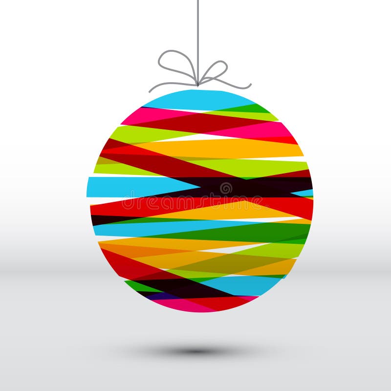 Cartão de Natal simples de Minimalistic ilustração do vetor Cartão de Natal simples de Minimalistic ilustração do vetor
