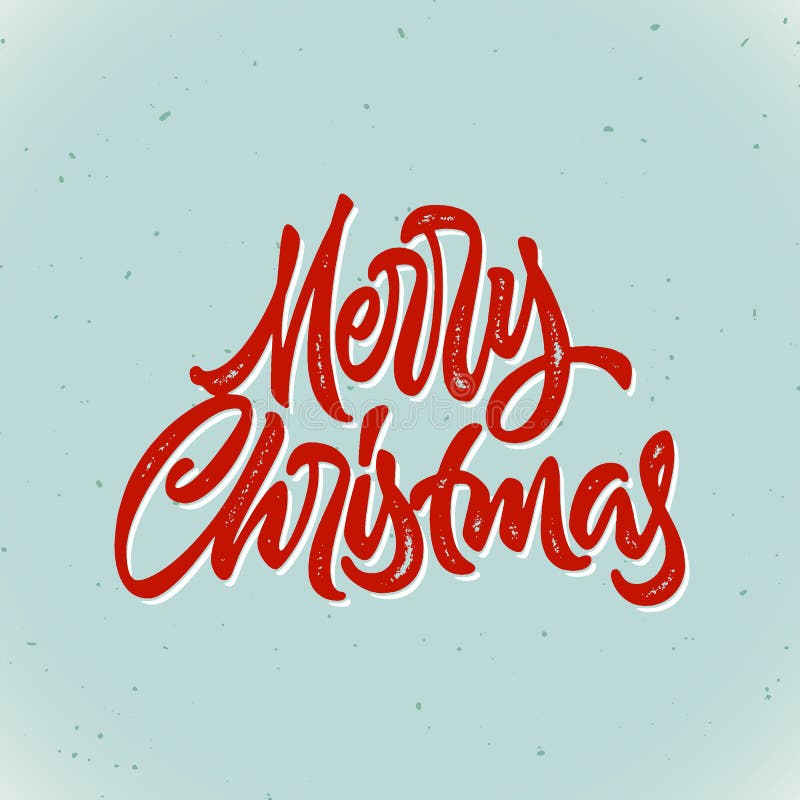 Cartão de rotulação tirado do Feliz Natal mão caligráfica com estilo da tipografia do vintage do moderno por feriados do xmas do ilustração do vetor Cartão de rotulação tirado do Feliz Natal mão caligráfica com estilo da tipografia do vintage do moderno por feriados do xmas do ilustração do vetor