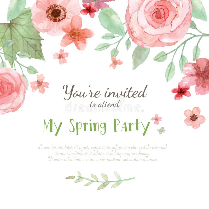 Flower wedding invitation card, save the date card, greeting card. Flower wedding invitation card, save the date card, greeting card