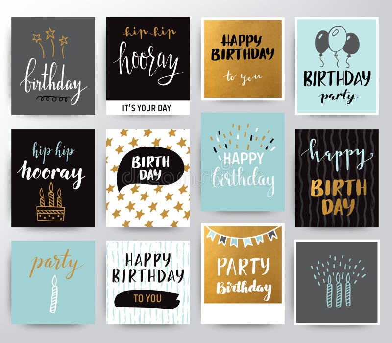 Cartão do feliz aniversario ilustração royalty free Cartão do feliz aniversario ilustração royalty free