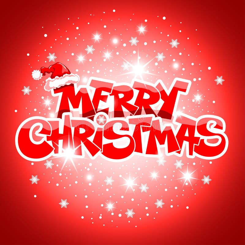 Cartão de Feliz Natal ilustração stock