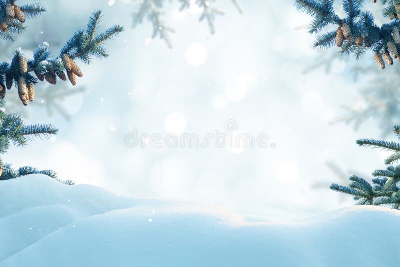 Cartão do Feliz Natal e do ano novo feliz Landsca do inverno foto de stock royalty free
