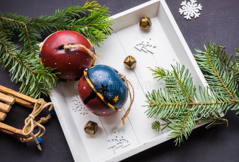 Cartão do feriado do Natal imagens de stock royalty free