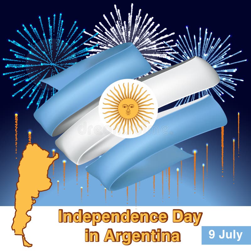 Cartão do vintage de Argentina - ilustração do vetor do cartaz, cores da bandeira de Argentina ilustração do vetor Cartão do vintage de Argentina - ilustração do vetor do cartaz, cores da bandeira de Argentina ilustração do vetor