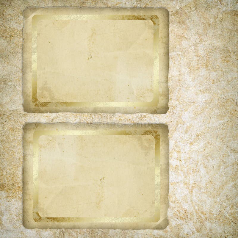 Cartão vintage de papel antigo ilustração royalty free