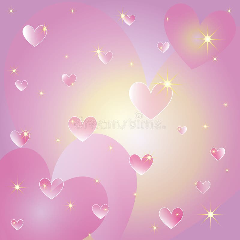 Cartão dos corações do Valentim do St ilustração royalty free Cartão dos corações do Valentim do St ilustração royalty free