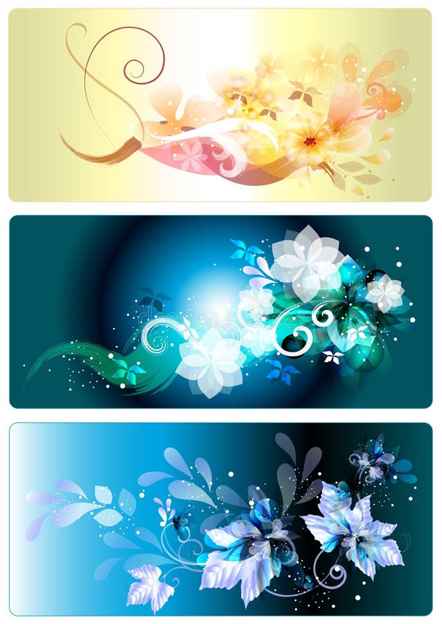 Cartões ajustados no estilo elegante ilustração do vetor Cartões ajustados no estilo elegante ilustração do vetor