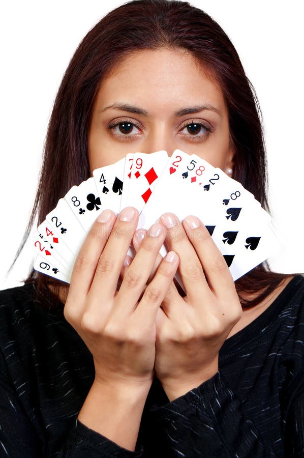 Cartões de jogo latino-americanos da mulher imagens de stock royalty free Cartões de jogo latino-americanos da mulher imagens de stock royalty free
