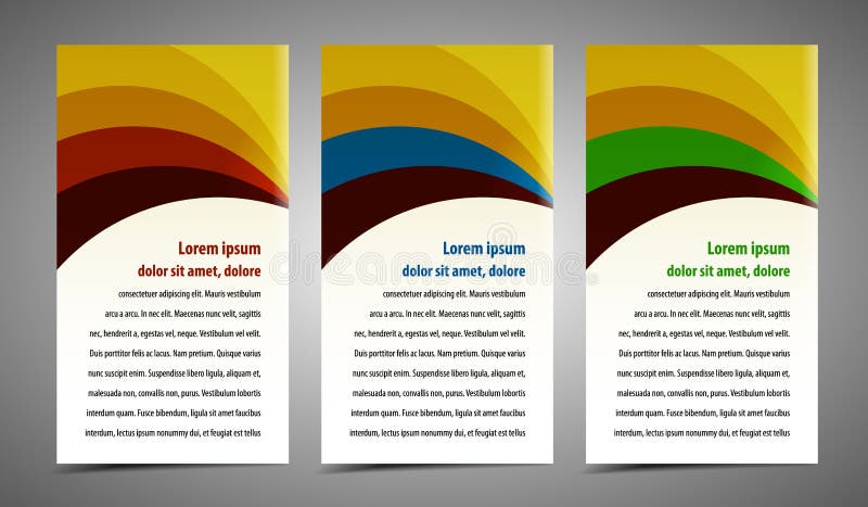 Cartões do profissional e do desenhista ilustração do vetor