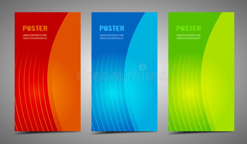 Cartões do profissional e do desenhista ilustração do vetor