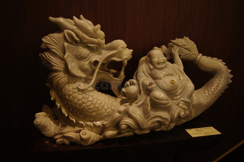 The Carved Marble Dragon Shaped Stock Image Image of sculpture, architecture 23190721