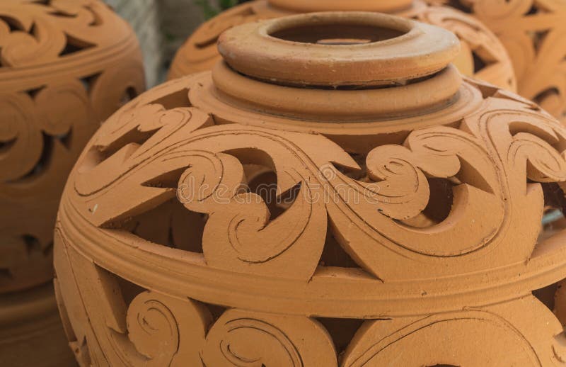 Thai Traditional Clay Pottery Stock Images Download 1,692 Royalty